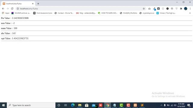 learn PHP & MYSQL Tutorial part 9 | math function ,max, min, random, pie, abs in hindi/urdu | SSTLA смотреть онлайн