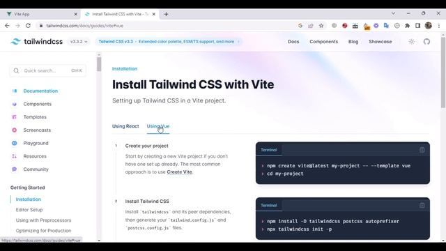 How To Use Tailwind CSS With Vue And Vite - Noob Dev смотреть онлайн