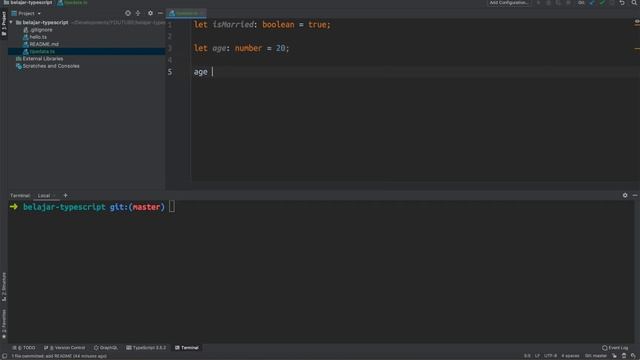 Belajar TypeScript - 2 Tipe Data Primitif смотреть онлайн