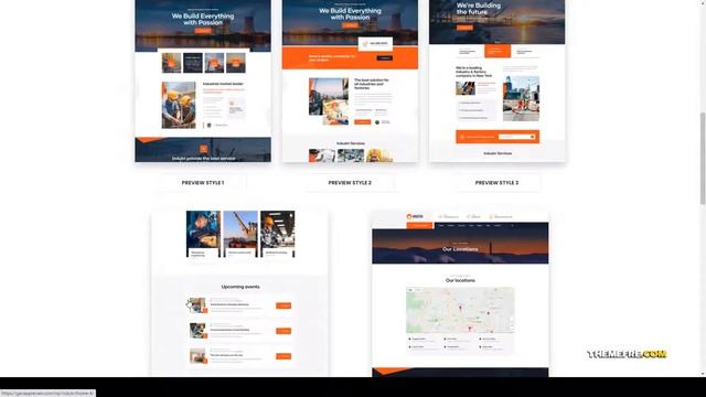 Indutri Factory and Industrial WordPress Theme construction modern Build Website смотреть онлайн