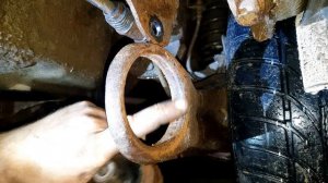 Mitsubishi Outlander замена сайлентблока в заднем продольном рычаге