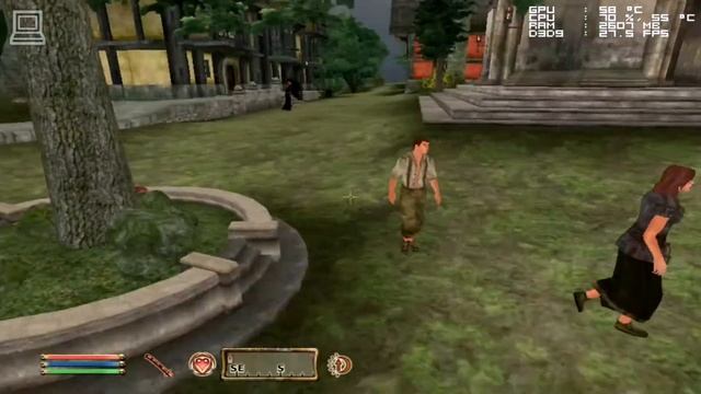The Elder Scrolls Oblivion Gameplay Quadro FX 2000 смотреть онлайн