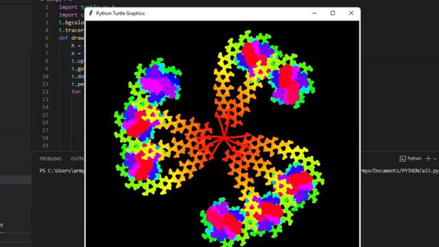 Amazing design python turtle graphics смотреть онлайн