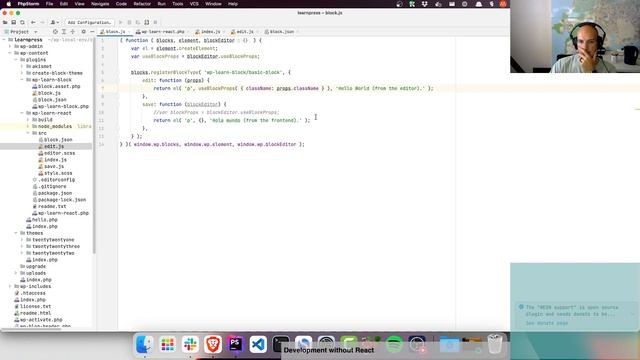 WordPress Development Live Stream - Developing Blocks without React - Block Basics смотреть онлайн