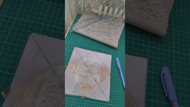 Наволочка на диванную подушку в стиле пэчворк. смотреть онлайн