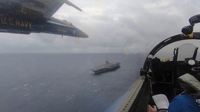 Blue Angels • Harry S. Truman Carrier Strike Group Flyover смотреть онлайн