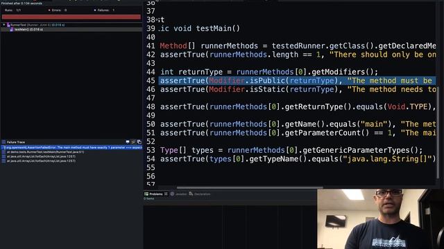 JUnit with Reflection Student Demo смотреть онлайн