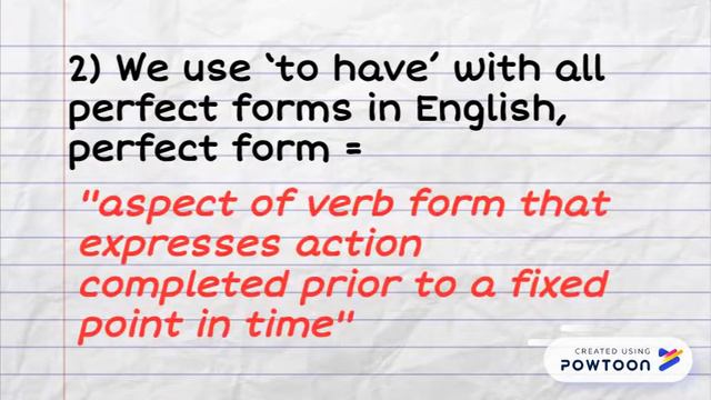To have - auxiliary verb смотреть онлайн