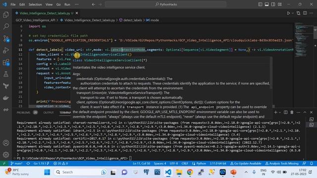 Video Label Detection | Google Cloud Video Intelligence APIs for Label Detection with Python | APIs смотреть онлайн