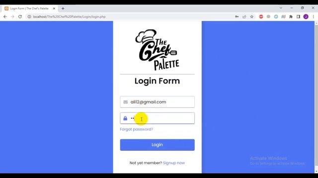 The Chef Palette | fyp php project - Part 1 смотреть онлайн