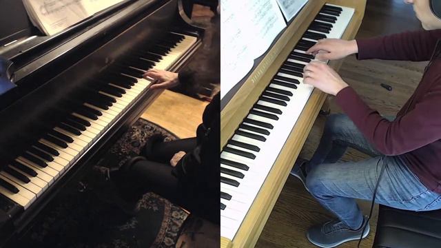 (HD) Piano Lesson in Progress by Face Time, Schumann First Sorrow, Op. 68, No. 16 смотреть онлайн
