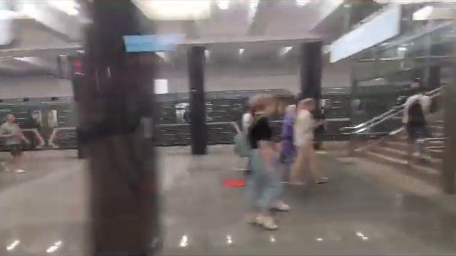 Синхронное отправление поездов Москва 2020 и Номерной со станции метро Каширская смотреть онлайн