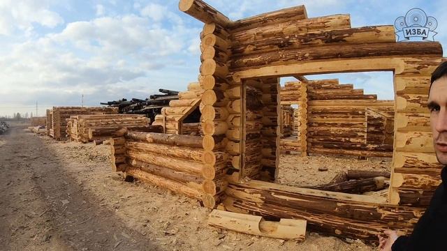 Сруб дома 9х9 из бревна 26-30 см смотреть онлайн