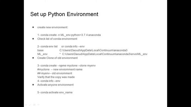 Python Anaconda Environment setup commands (Session#1) - Hindi, Urdu, English смотреть онлайн