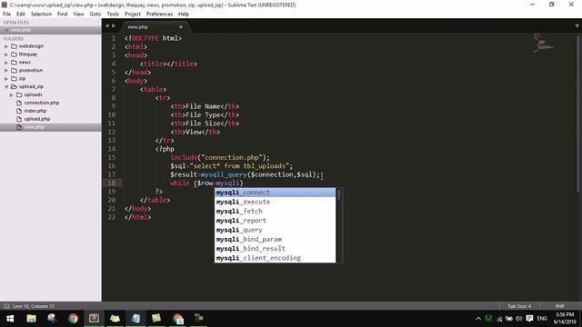 PHP and MYSQLI how to upload zip and rar to database [part 04 view images] смотреть онлайн