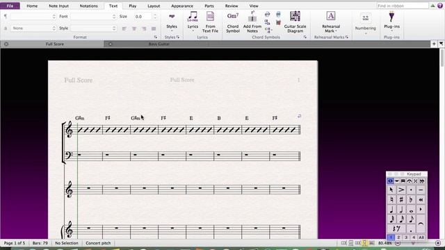 Sibelius - Аккордовые символы - проблемы и решения смотреть онлайн