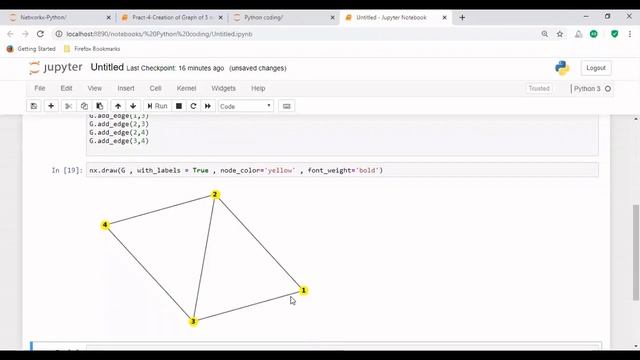 5. Creation of graph Networkx смотреть онлайн