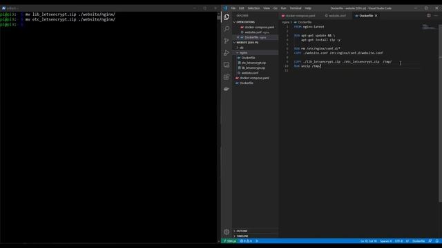 19. Adding an ssl/tls certificate to an Nginx Docker container | Hosting a website for free смотреть онлайн