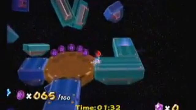 Mario Galaxy Speedrun Route- Space Junk Purple Coins смотреть онлайн