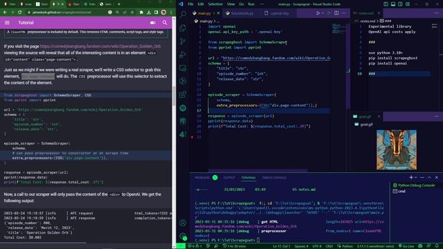 ChatGPT-4 + Webscraping with Scrapeghost смотреть онлайн