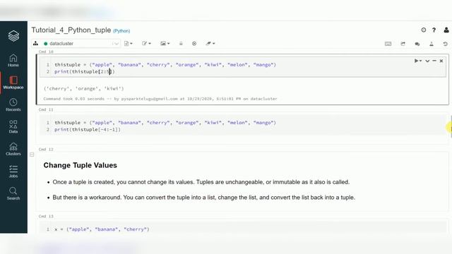Python Tutorial 7 : Python Tuple, Python Collection, Python Datastructures,#PythonTuple #WhatIsTupl смотреть онлайн