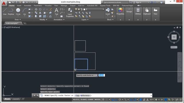Learning Autodesk AutoCAD 2015 Scaling Objects смотреть онлайн