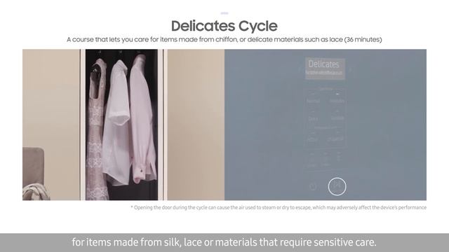 Samsung AirDresser: How to use different care modes смотреть онлайн