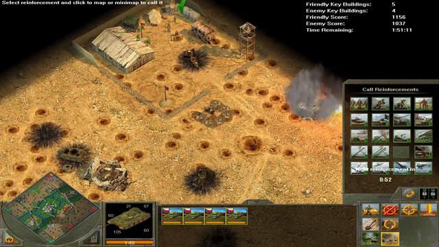 Blitzkrieg 2 - Total Conversion Multiplayer 3v3 North Africa #25 смотреть онлайн
