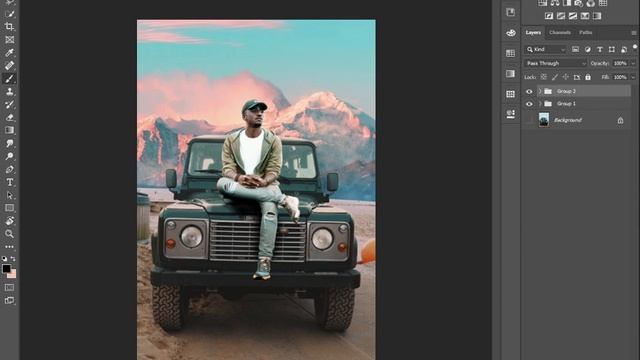 Put yourself on car | Photoshop Manipulation Tutorial | смотреть онлайн