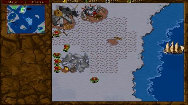 Warcraft 2 Battle.net Edition : Gameplay Orcs Complete Mission смотреть онлайн