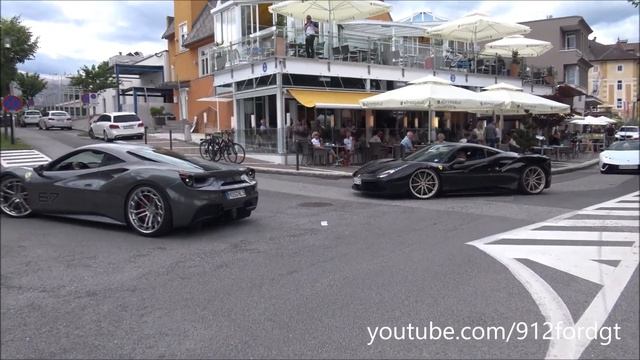 Ferrari 488 GTB STRAIGHT-PIPES INSANE SOUND - This is how a 488 should sound! смотреть онлайн
