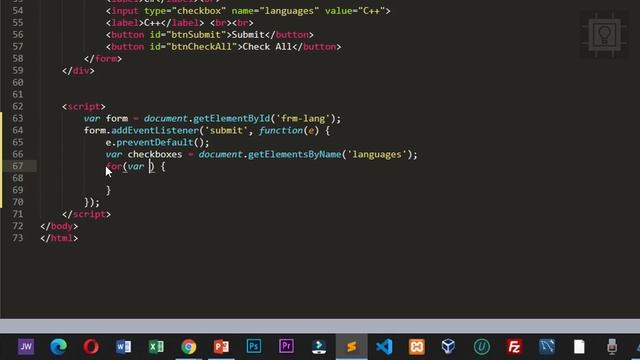 How to Get Value of Multiple Selected Checkbox with Same Name in JavaScript смотреть онлайн