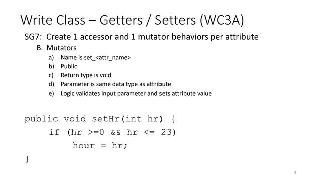 Writing Classes - Getters & Setters (Java) смотреть онлайн