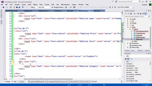 Online Pharmacy Management System Using ASP.Net SQL Server and C#.Net Part 1 смотреть онлайн