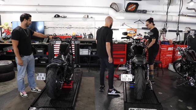 Harley Queen & Black Pearl deux Harley Davidson SPORTSTER très mechants !! смотреть онлайн