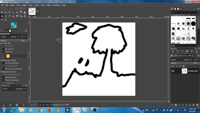 Menggambar Menggunakan Program GIMP смотреть онлайн