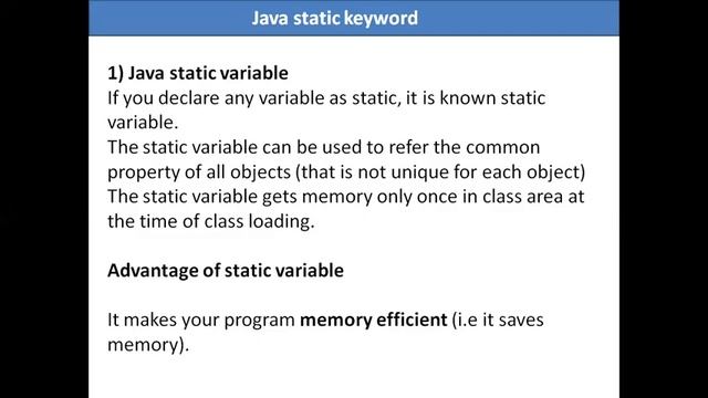 java static|java training in jaipur|java training company|java training institute смотреть онлайн