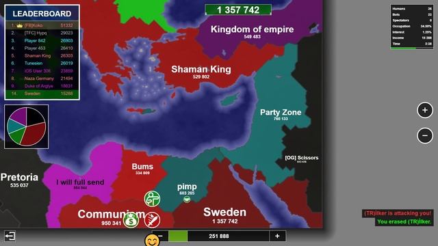 Expert Territorial IO Gameplay! Territory Games io - Territorial IO смотреть онлайн