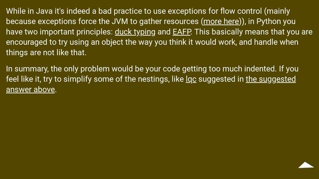 Are nested try/except blocks in Python a good programming practice? смотреть онлайн