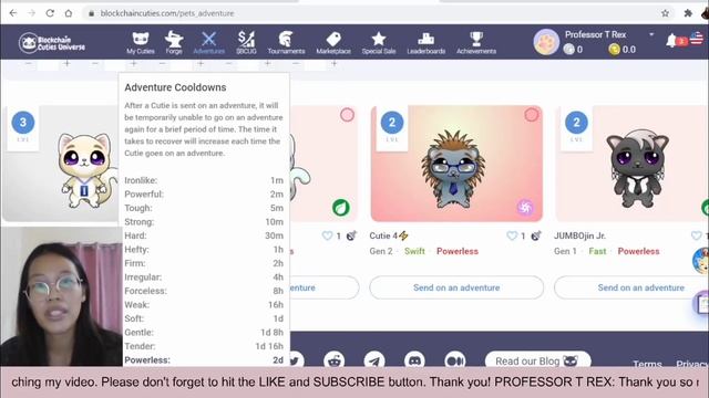BLOCKCHAIN CUTIES - FREE TO EARN NFT GAME! EARN TRX ON ADVENTURES смотреть онлайн
