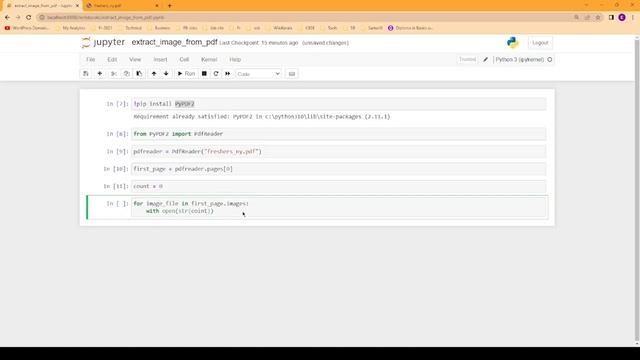 Python : Extracting images from PDF files смотреть онлайн