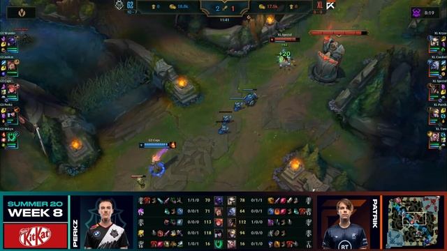 G2 vs. XL - Week 8 Day 3 | LEC Summer Split | G2 Esports vs. Excel Esports (2020) смотреть онлайн