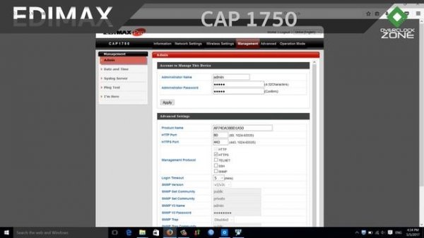 รีวิว EDiMAX CAP1750 : PoE Ceiling-Mount Access Point