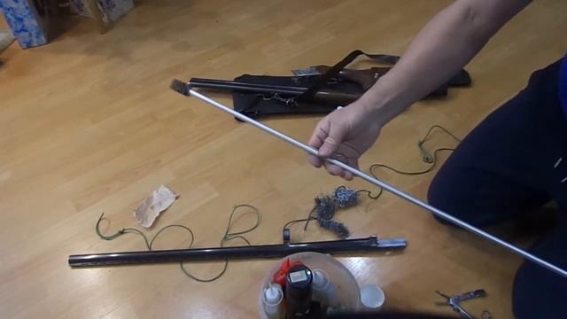 Как быстро и просто почистить гладкоствольное ружьё! L Охотникам пригодится.