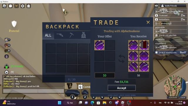 Trading my 268 Serial Grey Gold Kukri For those!! / Roblox / The Wild West / Trading... смотреть онлайн