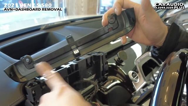 BENZ S580 (W223) AVN(monitor, Audio, Video, Navigation), Dashboard Removal (벤츠 모니터,네비,오디오,대시보드 탈거방법