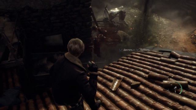 Resident Evil 4 Remake - Killing a crowd with a grenade смотреть онлайн