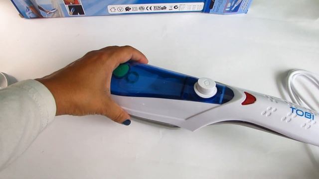 Plancha de ropa a vapor portátil vertical TOBI Demostración - Español смотреть онлайн