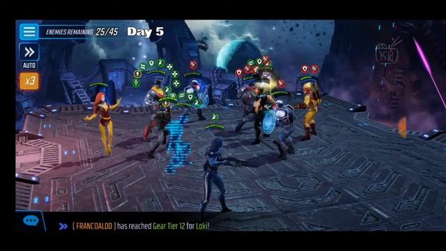 Marvel Strike Force Dark Dimension 3 2nd Run Node 4 Part 1 смотреть онлайн