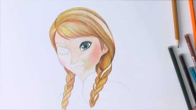 Уроки рисования. Как нарисовать АННУ из " Холодное сердце" how to draw Anna from Frozen | Art Schoo смотреть онлайн